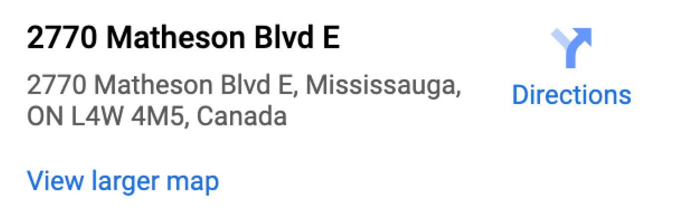 2770 Matheson Blvd E, Mississauga, ON L4W 4M5